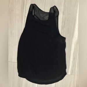 Women's Black Sleeveless Top